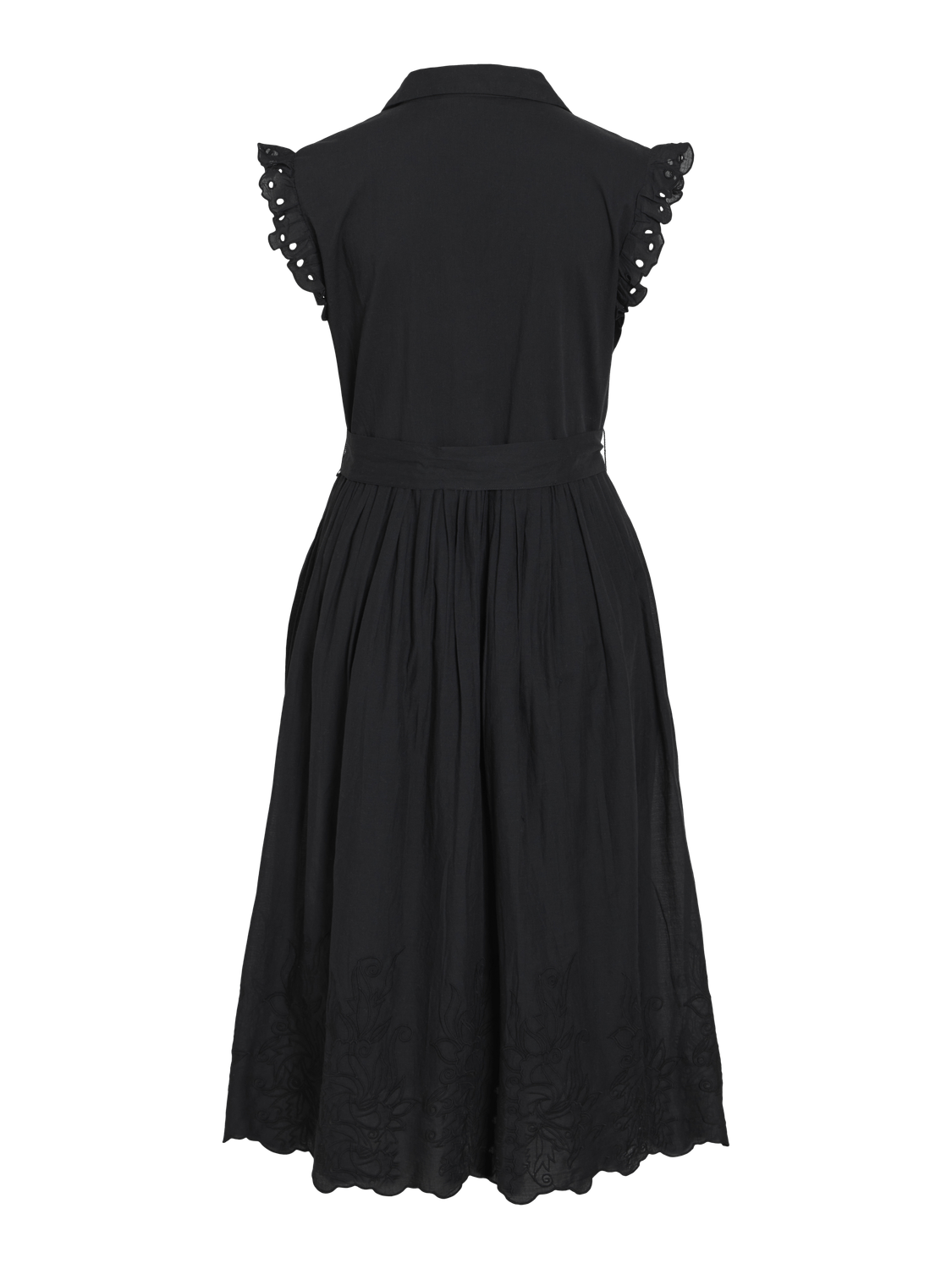VIANGLASSI Midi Dress - Black Beauty - VERO MODA & VILA Bergvik
